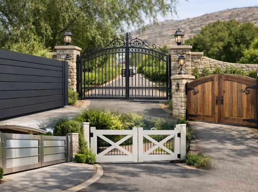 10 Custom Driveway Gate Ideas That Last
