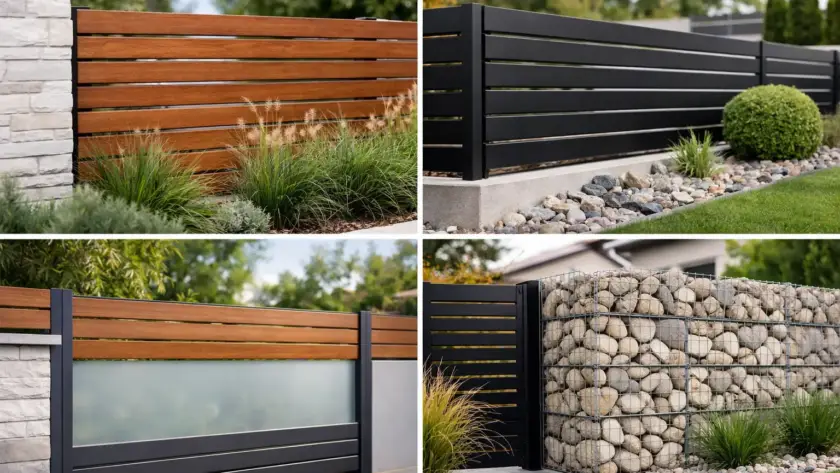 9 Modern Fence Design Ideas That Last