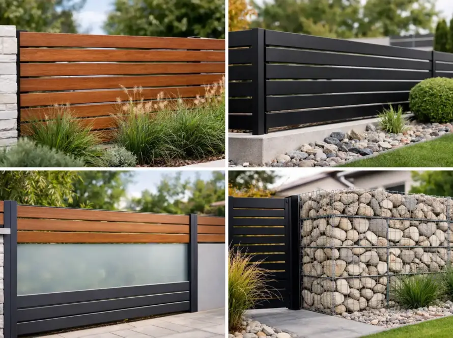 9 Modern Fence Design Ideas That Last
