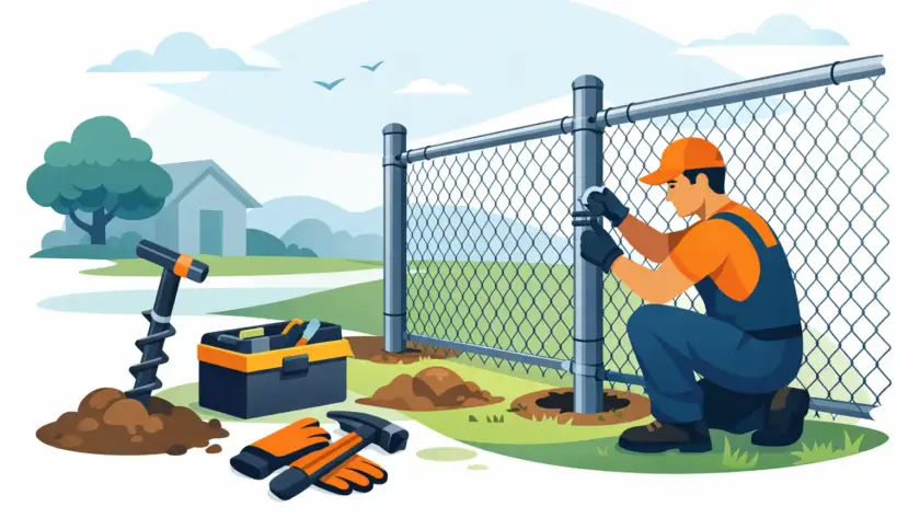 Chain Link Fence Installation Done Right