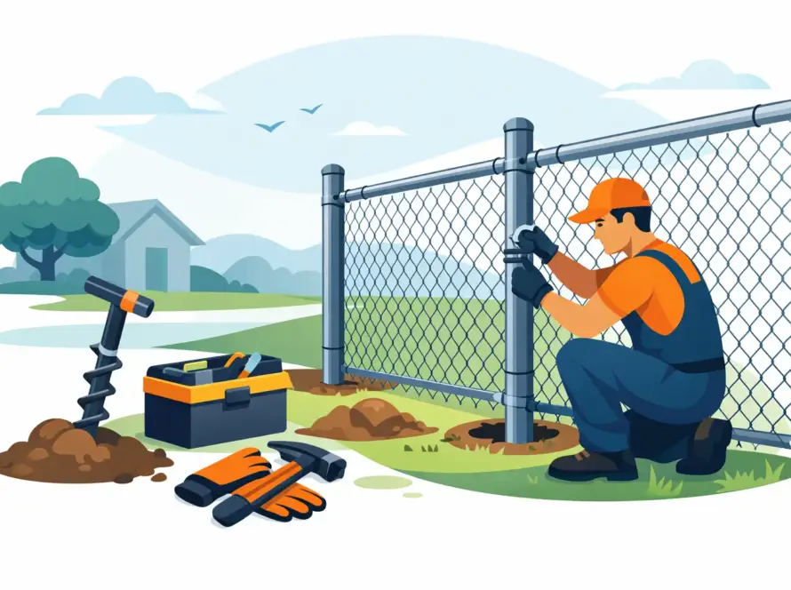 Chain Link Fence Installation Done Right