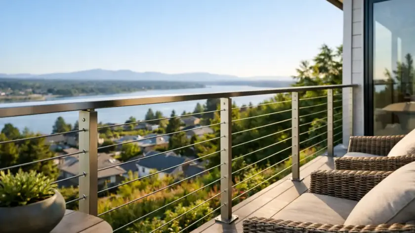 Balcony Cable Railing Transformation Guide