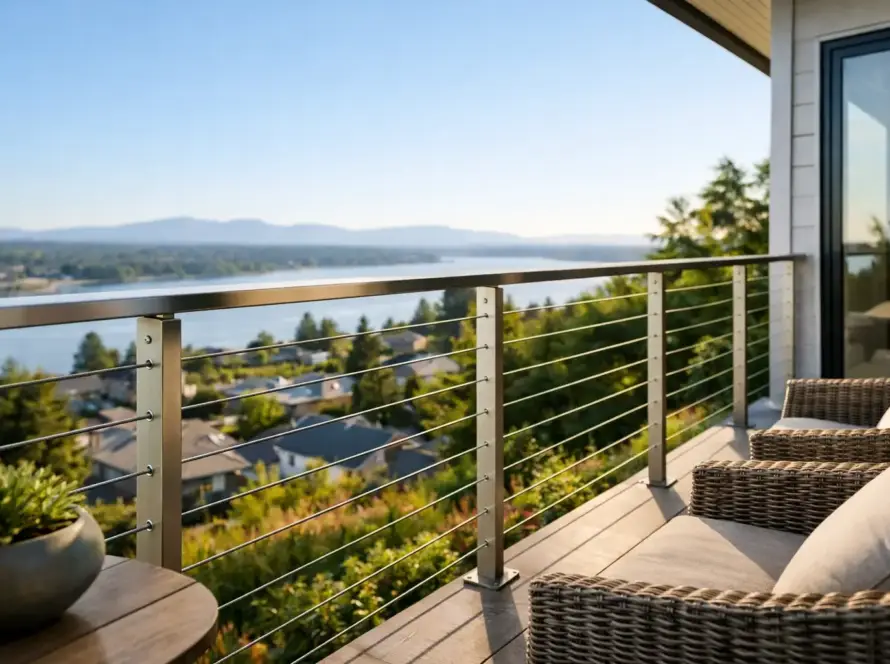 Balcony Cable Railing Transformation Guide