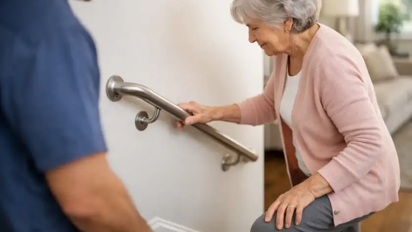 Handrail Installation for Elderly Safety at Home