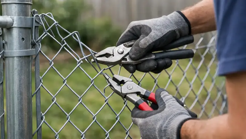 How to Repair Bent Chainlink Fence Properly