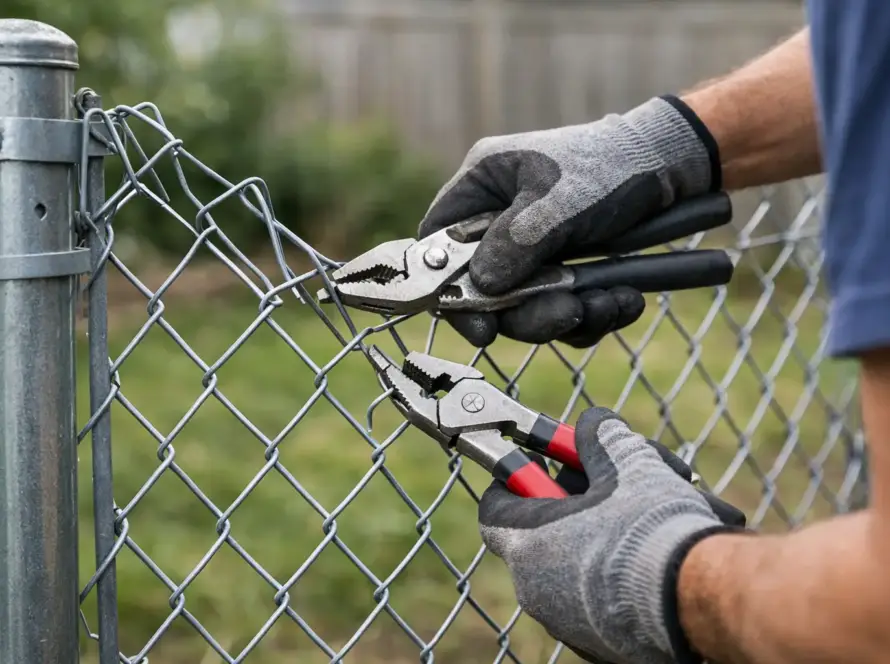 How to Repair Bent Chainlink Fence Properly