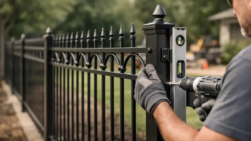 Iron Fence Installation That Holds Up