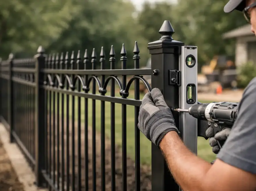 Iron Fence Installation That Holds Up