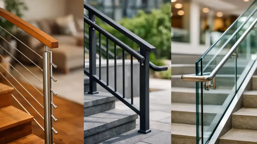 Safe Stair Railing Options for Homes and Businesses