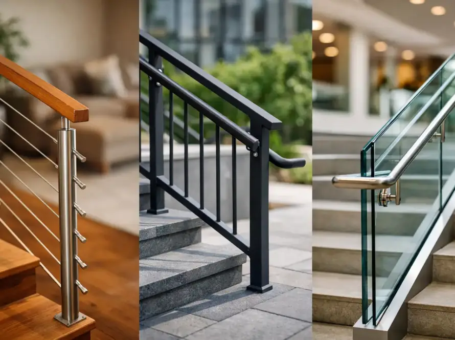 Safe Stair Railing Options for Homes and Businesses
