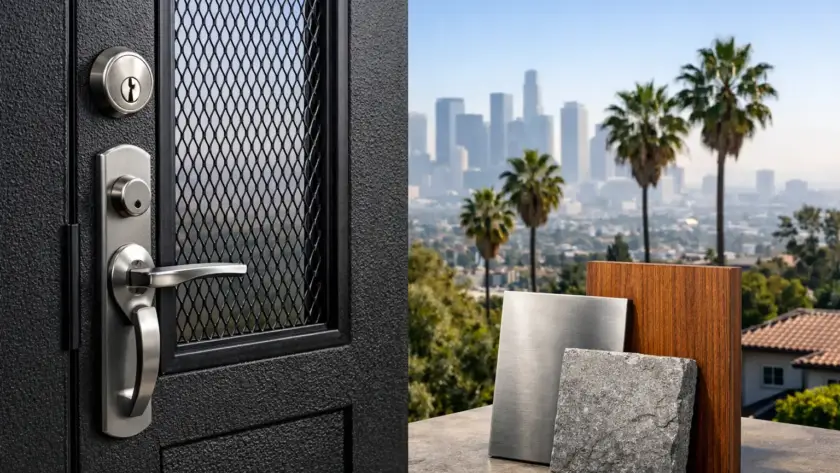 Security Door Material Guide for LA Properties