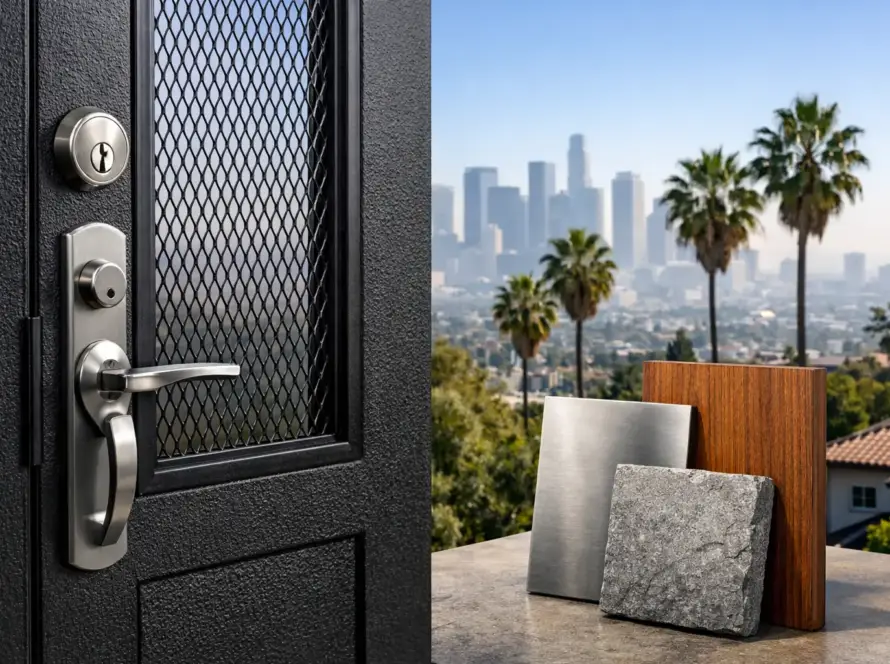 Security Door Material Guide for LA Properties