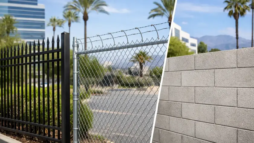 Best Commercial Fence Materials for LA Properties