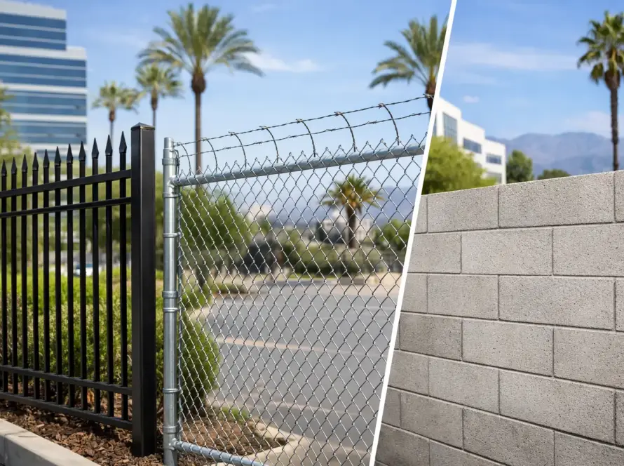 Best Commercial Fence Materials for LA Properties